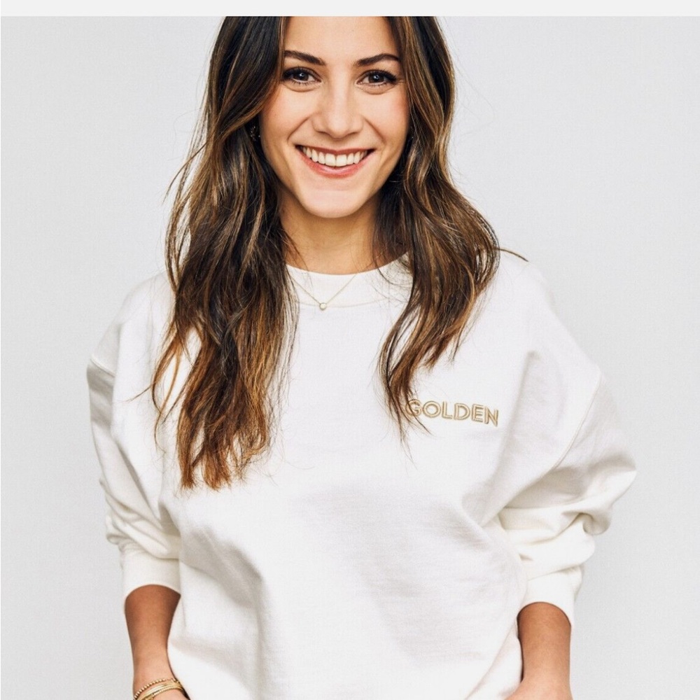 Mejuri Golden White Sweatshirt